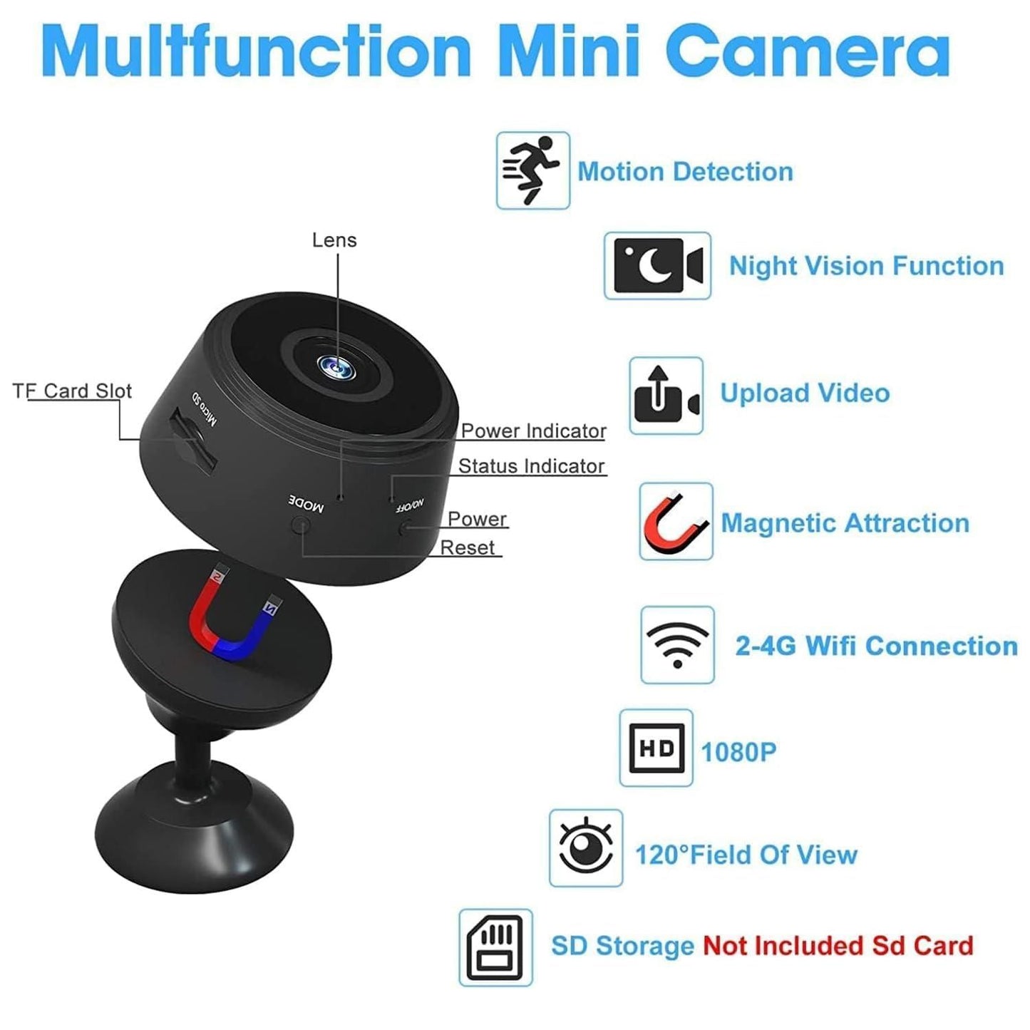 New Mini wireless HD Wi-Fi Spy Camera Recorder™